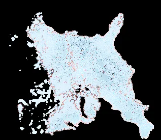 Visualization of sickness ratio for casual forest